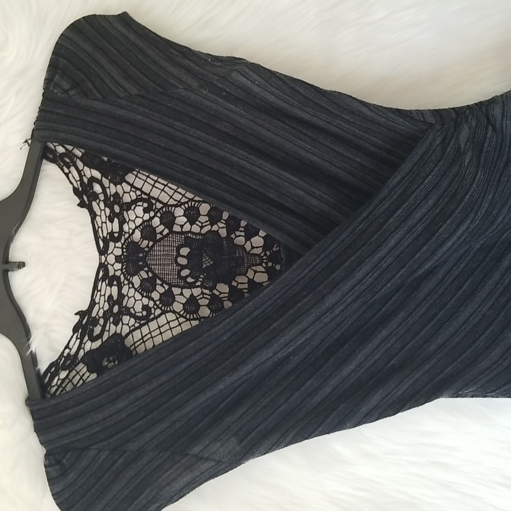 Blushed Long Blouse with belt  Sz,S - Picture 3 of 4